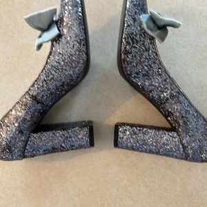 Rate, unique sequin platform shoes!